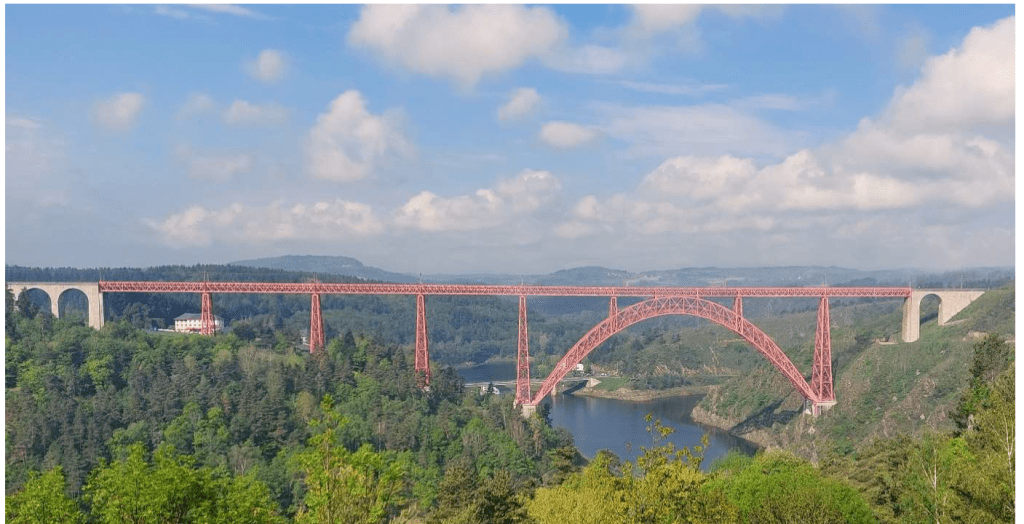 Dimensionnement du viaduc de Garabit par Gustave Eiffel à l&rsquo;aide du théorème des trois moments (ou théorème de&nbsp;Clapeyron)