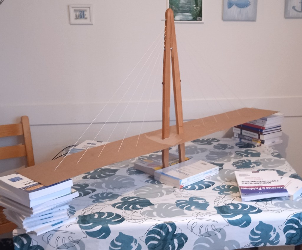 Bref, on s&rsquo;est construit un pont à haubans&nbsp;!